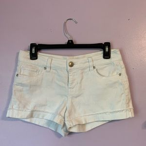 Tinseltown White jean shorts
